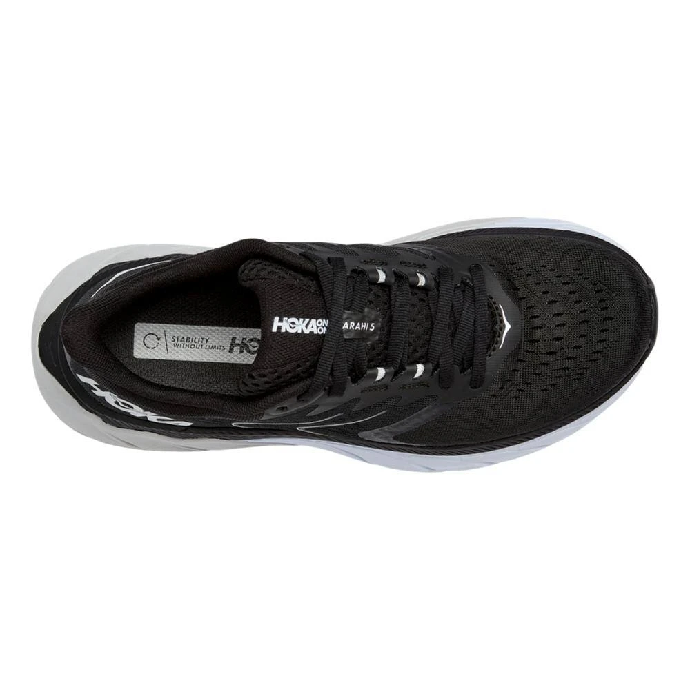 Women's HOKA Arahi 5 - 1115012-BWHT 6 Women's HOKA Arahi 5 - 1115012-BWHT - Image 4