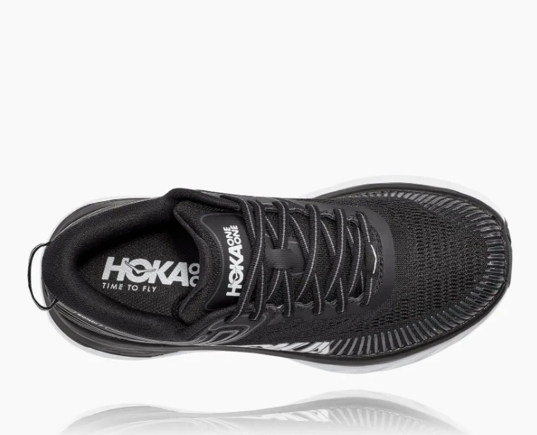 Women's HOKA Bondi 7 (Wide - D) - 1110531-BWHT 6 Women's HOKA Bondi 7 (Wide - D) - 1110531-BWHT - Image 4